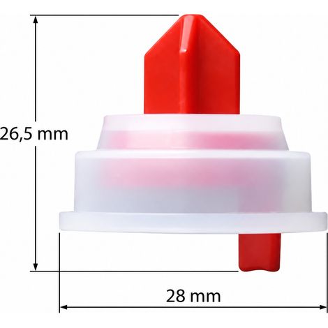 Membrane d'arrêt d'eau 43758000 pour réservoir WC encastré et suspendu 3 × 3 × 3 cm 100 g – Livraison gratuite