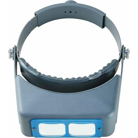 headband Magnifier Hands Free Jeweler Magnifying Glass Head Mount Helmet Magnifier Visor Optical Glass 4 Replaceable Lenses For Reading Repairing (1/5)