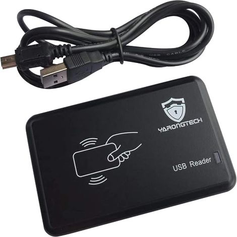 Lettore di smart card USB YARONGTECH EM4100 da tavolo a 8 cifre con formato RFID di prossimità, 125 kHz. (1/5)