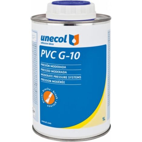 FPLUS pegamento pvc bote 1 lt. , Adhesivo especial para uniones de tubos y accesorios en instalaciones con presión moderada (PN10). Instalaciones de alcantarillas, downpipes y otro