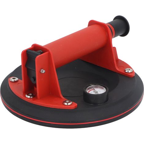Ventouse en verre de 20 cm (8 po) avec une capacité de charge de 200 kg (440 lb) pour carrelage, bois et métal. (1/5)