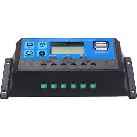 50-W-DC-Solarpanel mit zwei Ausgängen (5 V/18 V), 2 USB-Anschlüssen und Kfz-Ladefunktion, IP65-zertifizierter 12-V-/24-V-Solarladeregler mit intelligentem PWM-Regler (1/5)