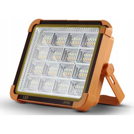 LEISTUNGSSTARKE TRAGBARE SOLARLAMPE 200W BAUARBEITEN AKKU POWERBANK