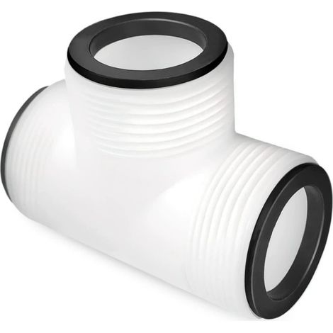 Raccord en T pour Tuyau Piscine INTEX 1,5 Pouce – 3 Voies – Compatible Pompes Intex et Coleman – Lot de 5 – Connexion flexible