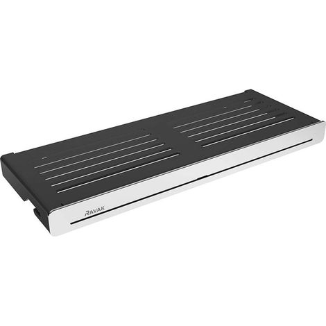 Ravak Slim - Ripiano, lunghezza 28 cm, nero/cromo X07P575 (1/4)