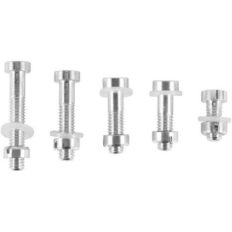 VURAHOME - 5Pièces Séries Vis M2, XU,5 Kit complet de Rondelles D'éCrou Boulon Platine Tourne-Disque Stylet à Cartouche Vinyle LP - (1/4)