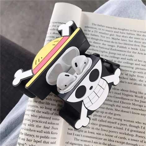 Niedliche Hülle mit 3D-Cartoon-Motiv, kompatibel mit AirPods 1/2.