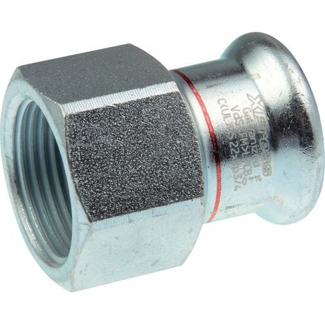 Raccord droit - Xpress Carbone - Aalberts integrated piping systems - FF Diamètre 15 - 1/2'