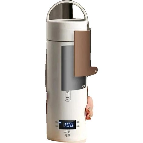 Bollitore elettrico, capacità 450 ml, riscaldamento dal basso, tensione 220 V, materiale in acciaio inossidabile, spegnimento automatico (1/5)