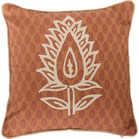 Copricuscino sienna 40x40cm rosa scuro - Atmosphera créateur d'intérieur (1/3)