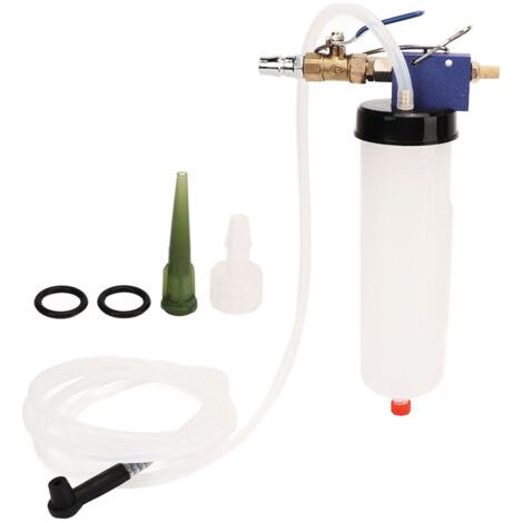 FOREHILL Outil de changement de liquide de frein pneumatique Outil de remplacement de changement d'huile de direction assistée très efficace, fiable et facile à utiliser pour voiture et moto (1/2)