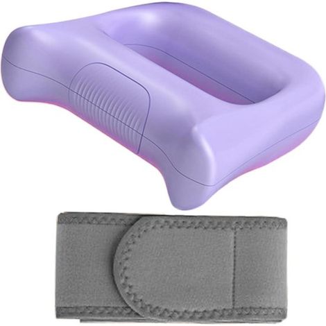 Stimolatore muscolare - massaggiatore - favorisce il recupero muscolare - intensità regolabile - 16 x 9 x 19,3 cm - viola (1/5)