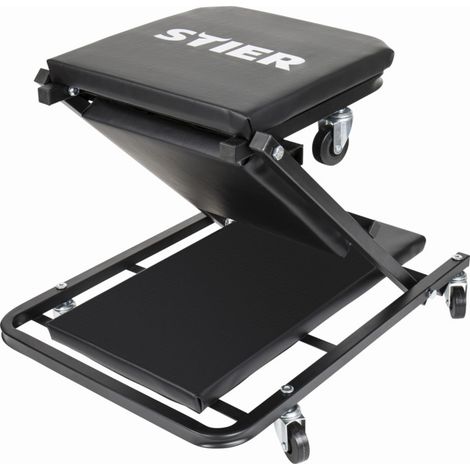 Chariot et tabouret de visite pour atelier STIER 2 en 1 Multi+ (1/4)