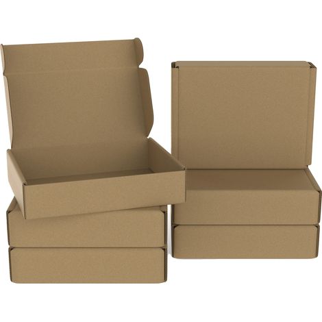 Cajas plegables de cartón ecológico, versátiles para celebraciones, 20 unidades, 20x15x5cm (1/2)