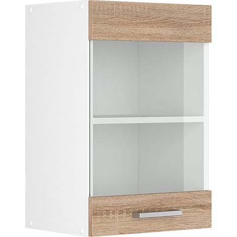 Mobile da cucina in vetro R-Line, Sonoma, 40 cm, Vicco