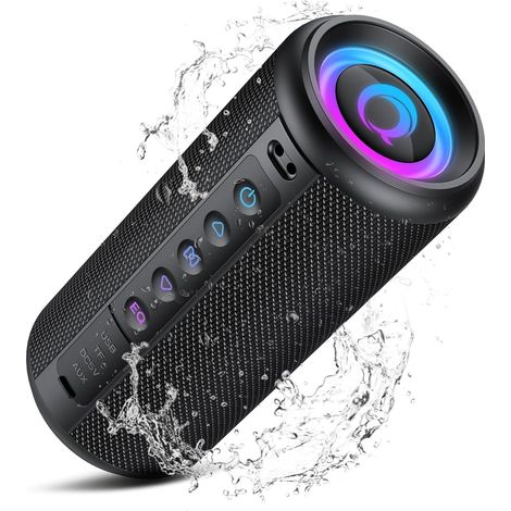 Enceinte Bluetooth 5.4 Portable, IPX7, 20 h, RGB, TWS, Hi-FI 360° (1/5)