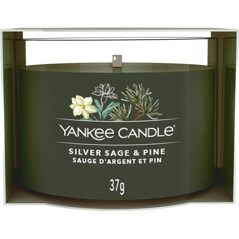 Yankee Candle Mini-Duftkerze „Silber Salbei & Kiefer“, 37 g (1/2)