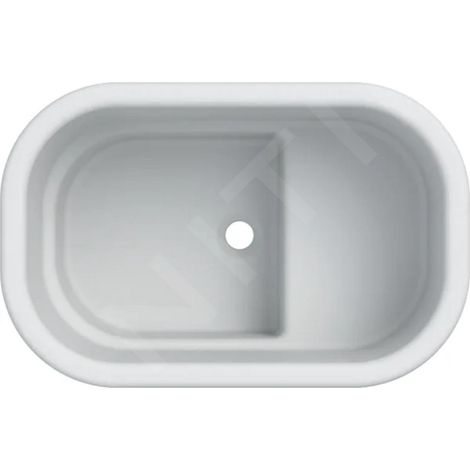Geberit Receveur de douche Varicor, blanc alpin,, 407730016 (1/4)
