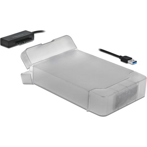 USB 3.2 Gen 1 Konverter, USB-A Stecker SATA 22 Pin Stecker Verwendung: externen Embout einer SATA-HDD an den PC