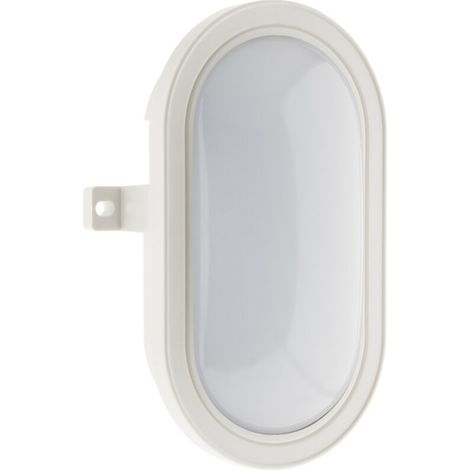 Hublot ovale LED 5,5W 450lm 4000K IP44 - Blanc - Zenitech - Hublot ovale LED 5,5W 450lm 4000K IP44 - Blanc - Zenitech (1/5)