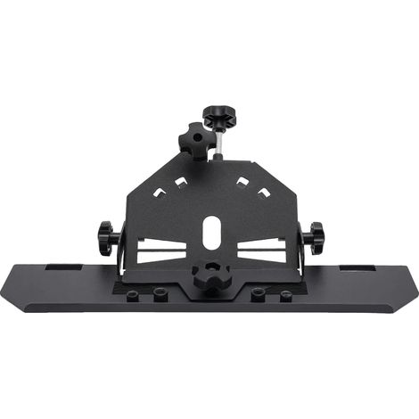 Support pour meuleuse d'angle, métal durable, réglable pour précision, noir (1/2)
