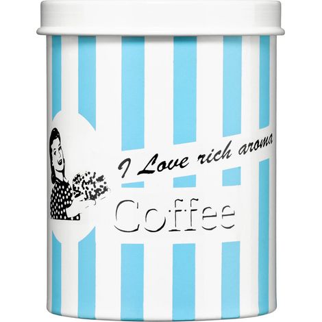 Premier Housewares I love rich aroma Blue Coffee Canister (1/3)