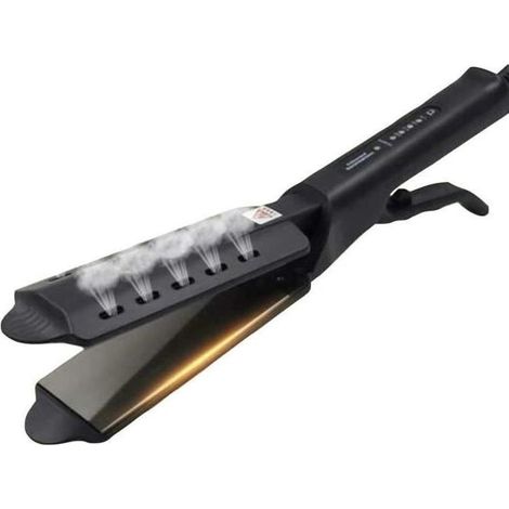 Iron to Straighten Black In Ceramic Tourmaline Ionic Flat to Curl 4 Speeds Of Adjustment Of The Temperature For Women (1/3)