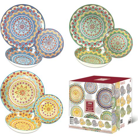 MAURY'S MARRAKECH SERVIZIO DI PIATTI DA 18 PEZZI MULTICOLORE (1/2)