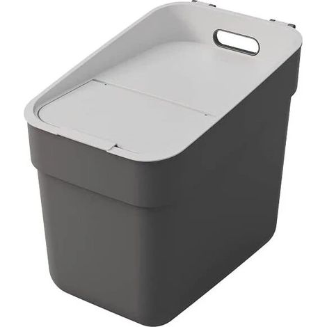 pattumiera "ready" keter grigio scuro 20 litri