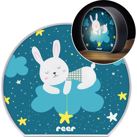 Reer LED-Nachtlicht MyBabyLight Hase Kinderlampen (1/5)