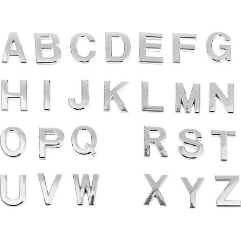 Lettres autocollantes 3D 5 cm 26 lettres de l alphabet (1/5)