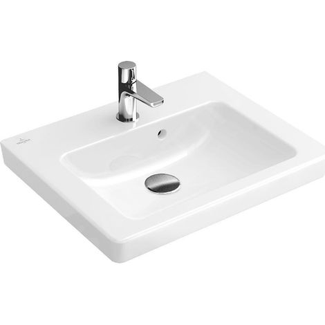 Villeroy & Boch Subway 2.0 lave-mains, 1 trou pour robinet, avec (1/3)