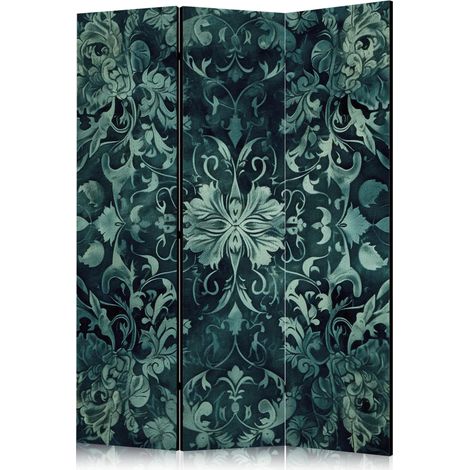 Paravent artgeist oriental smaragd 135x172 cm 3 paneele