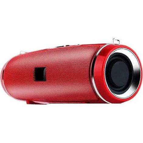 Tragbarer 200-Watt-Hochleistungs-3D-Surround-Bluetooth-Lautsprecher für den Außenbereich mit tiefen Bässen, TWS/FM (Rot) (1/5)