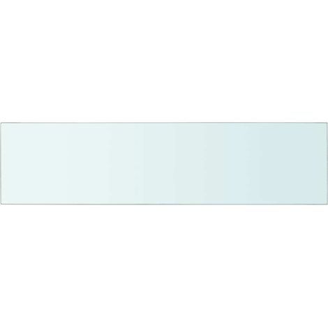 Maison Exclusive - Regalboden Glas Transparent 100x25 cm (1/3)