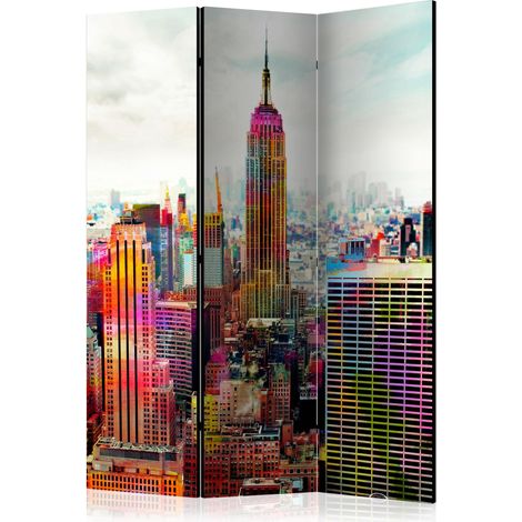 Paravento - Colors of New York City [Room Dividers] - 135x172 (1/4)