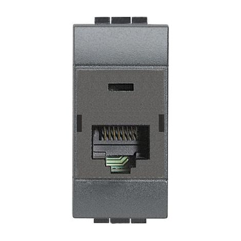 BTICINO btnet - modulo connettore RJ45 CAT5E living international UTP antracite L4262C5E