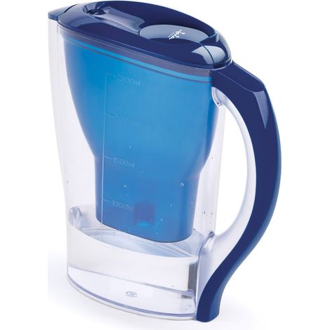 FPLUS jarra purif. agua jata+ 6 filtros , Con la jarra purificadora HJAR1001, de 2,5L de capacidad, podrás disfrutar de un agua con hasta un 80% menos de cloro y un 95% menos de ca (1/5)