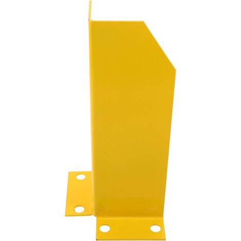 Protection d'angle en L pour colonnes d'étagères, acier jaune (1/5)
