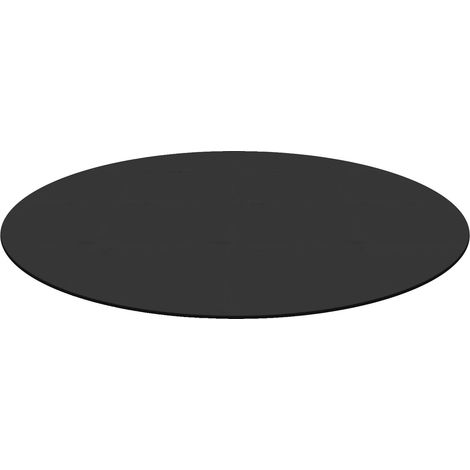 Alfombra para piscina, material EVA, diseño antideslizante, color negro. (1/2)