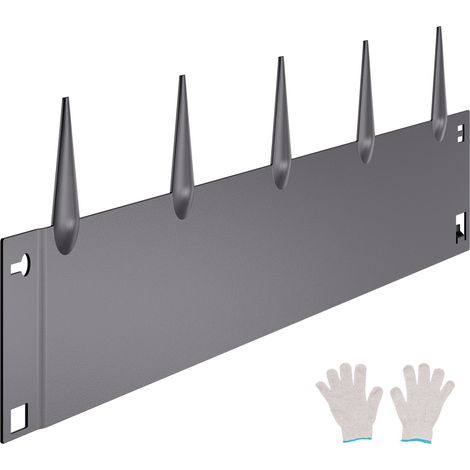 Mophorn Bordure de Jardin en Acier, Lot de 5, Bordures Paysagères en Métal, 990x207 mm, Résistantes à la Corrosion, Faciles à Installer, Bandes Flexibles pour Séparation de Chemin, Pelouse