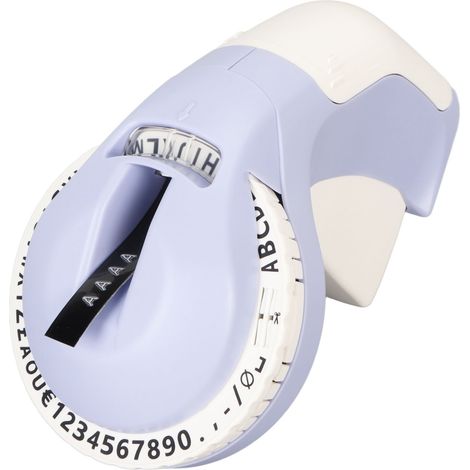 Imprimante d'étiquettes 3D portable violette (comprend 2 rouleaux de ruban adhésif/600 dpi/prend en charge 47 caractères manuel DIY) (1/5)