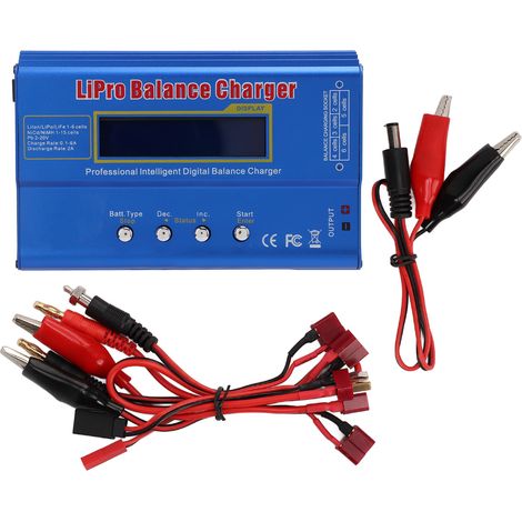 80W B6 Multifunktions-Balancer-Ladegerät für funkgesteuerte Flugzeuge und Drohnen (1/5)