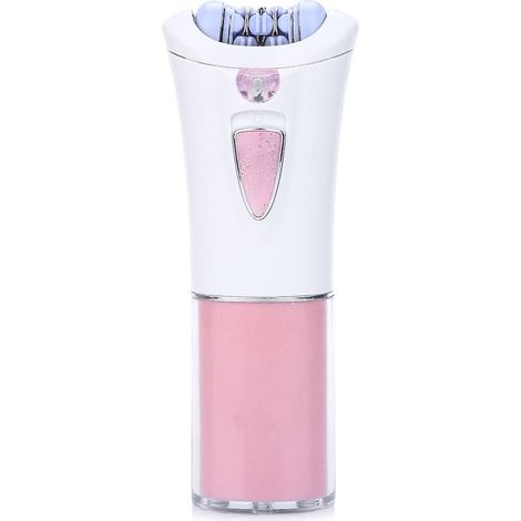 Epilateur - Pour Femme - Utilisation Humide Et Sèche - Corps Jambes Bras Visage - Avec Lumière LED - Alimenté Par Piles - 1 Pièce (1/4)