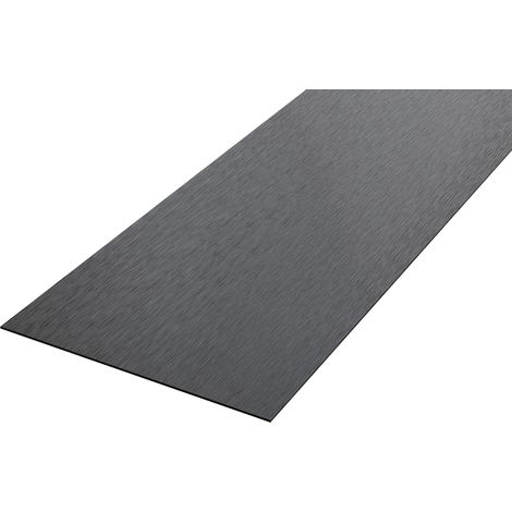 Dekorative Wandleiste aus Edelstahl 20 mm x 900 mm - Schwarz Satiniert