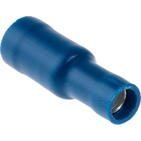 Cosse cylindrique à sertir RS PRO Isolé Femelle, Bleu 14AWG 2.5mm² 16AWG 1.5mm² Enveloppé