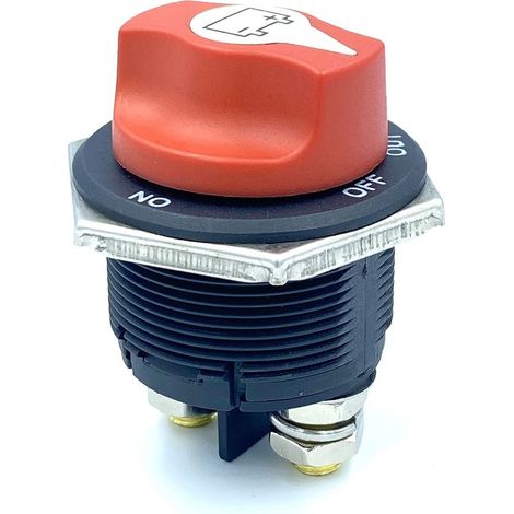 Car Battery Isolator Switch On/Off, Max. 32V, 200A, CONT 300A INT, Circuit Breaker, Battery Isolator Switch for Cars, Boats, Vehicles