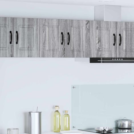 vidaXL Meuble mural PORTO Gris Sonoma 30 x 31 x 40 cm