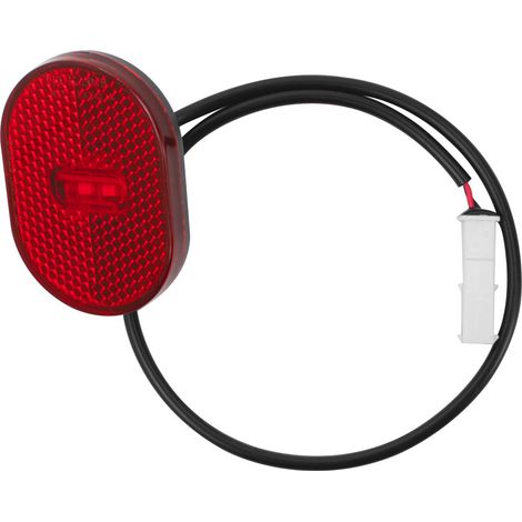 Applicable to Xiaomi 4PRO electric scooter parts: rear fender, rear flashing warning light and rear light spare parts.