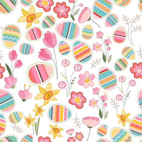 Decoffe Oxford exterior - Motiv Bunte Ostereier (1/5)